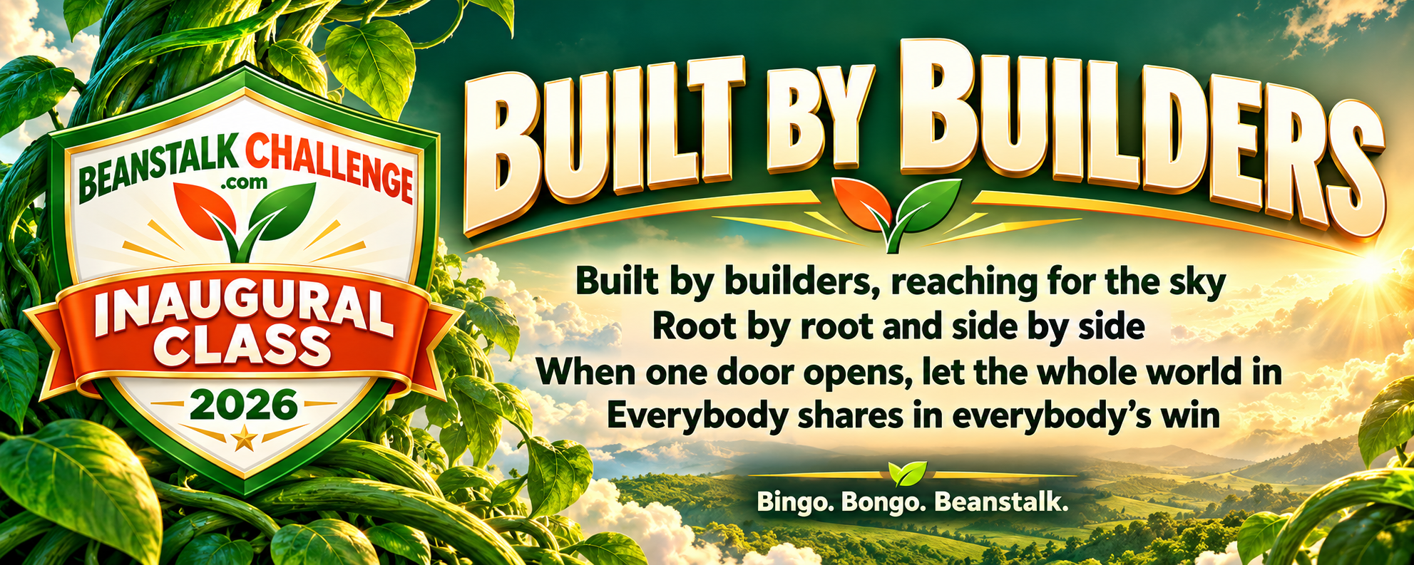 Built By Builders lyric banner