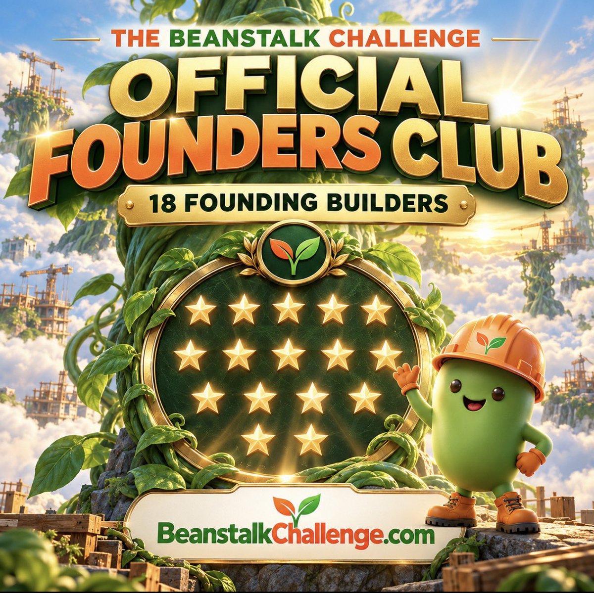 The Beanstalk Challenge Official Founders Club, 18 founding builders